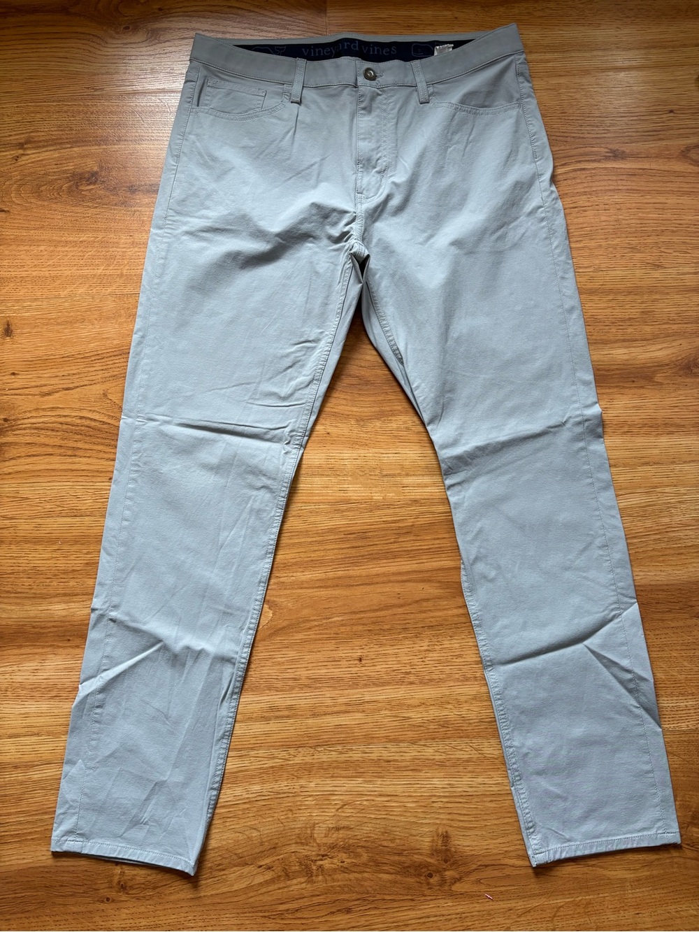 Vineyard Vines Men's Light Gray Performance Chino Pants 34x32